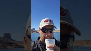 Coffee on board Lake Powell Rainbow Bridge boat tour  travel lakepowell coffee