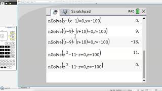 Clearing Work in Scratchpad Mode on the TI Nspire CX Calculator