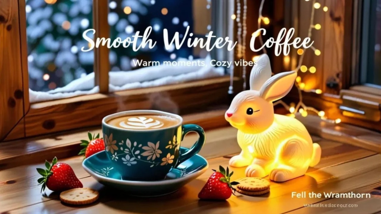 Positive Morning Jazz ☕ Smooth Winter Coffee Bossa Nova & Piano for Focused Happy Day