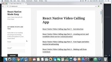 React Native Video Calling App Demo – Part 7