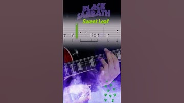 Thumbnail of Black Sabbath Sweet Leaf Riff with Guitar Tab
