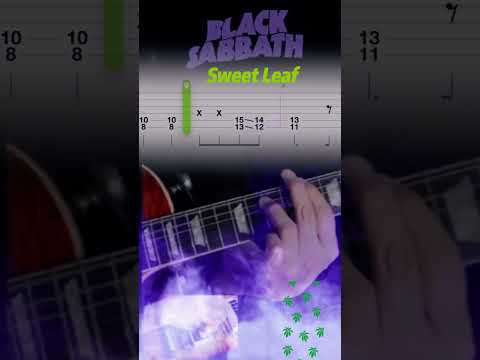 Black Sabbath Sweet Leaf Riff With Guitar Tab Black Sabbath Sweet Leaf Riff With Guitar Tab
