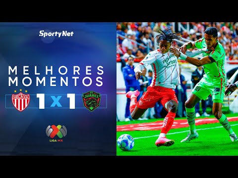 JUÁREZ SEGUROU O ATAQUE DO NECAXA - Necaxa 1x1 Juárez - Melhores Momentos - Campeonato Mexicano