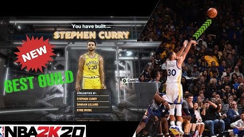 *NEW* BEST STEPH CURRY BUILD IN NBA2K20! BEST PLAYMAKING SHOT CREATOR BUILD IN NBA2K20!