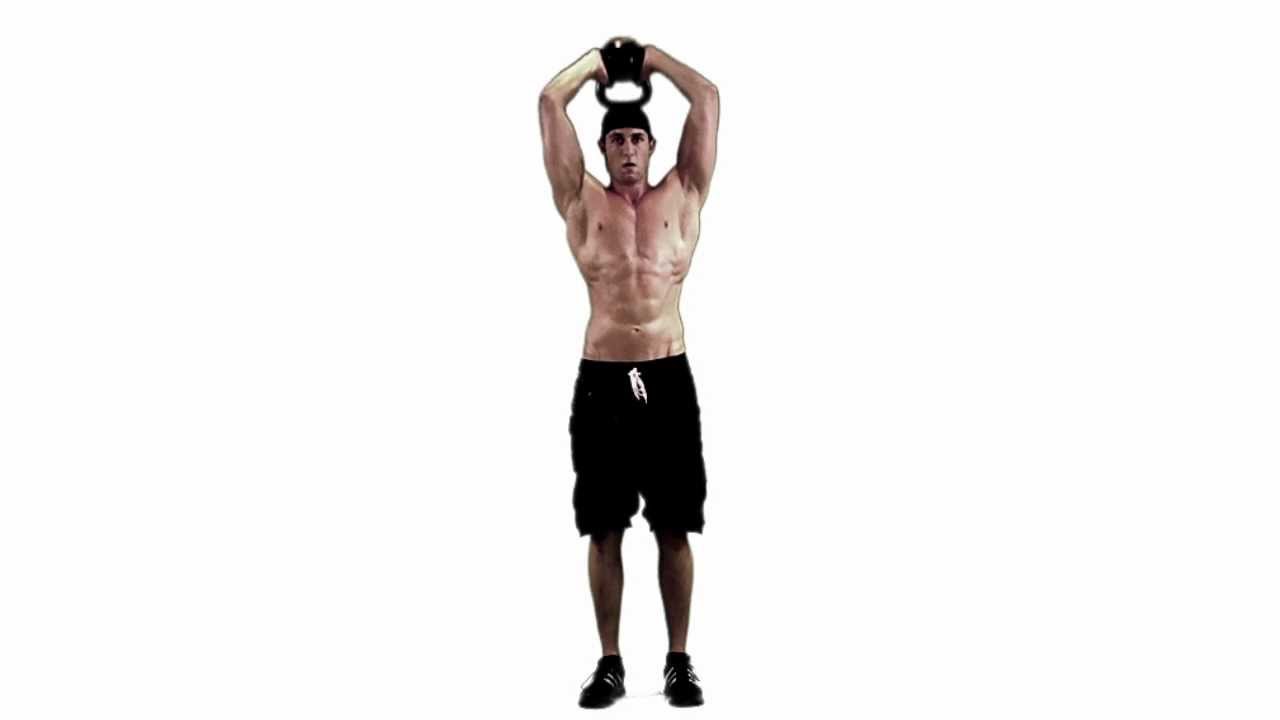 Simple Tricep Workout With Kettlebell for Fat Body