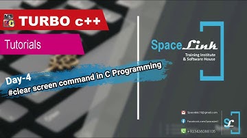 how to used clear screen command in C Programming