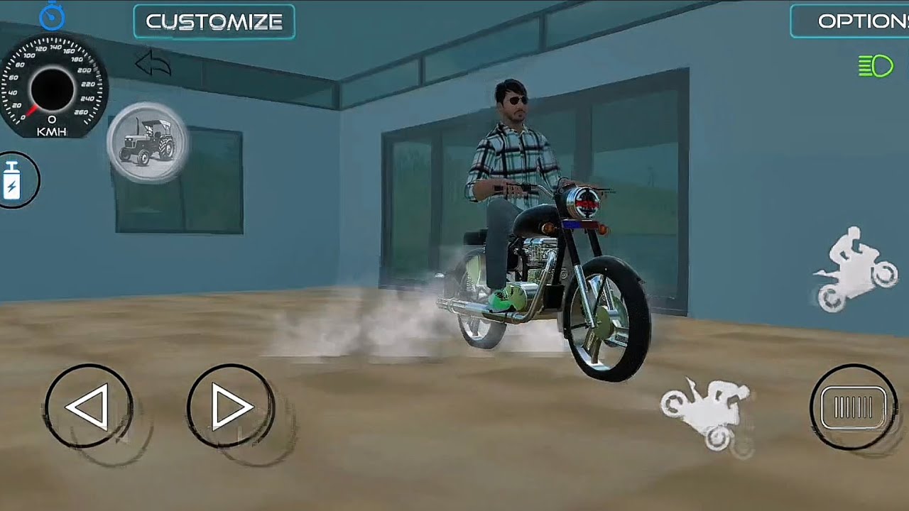 Bullet ko Ghar Me Ghusa Diya😱🤣 || Game me Glitch 🤣 indian Vehicles Simulator game🎮 #gameplay 