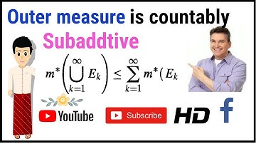 Propostion 3 :  Outer measure is countably subaddtive II HINDI II MEASURE THEORY II