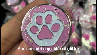 No Minimum Supplier custom Glitter Brooch Anime Enamel pin
