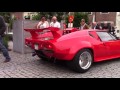 De Tomaso Pantera arriving and leaving Cars & Coffee