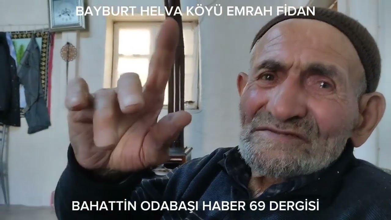 BAYBURT HELVA KÖYÜNDEN EMRAH FİDAN AMCAMIZ İLE BUZ MAĞARASINI KONUŞTUK