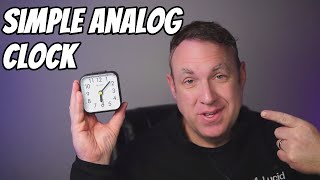 Simple analog Clock and USB AA Battery Review