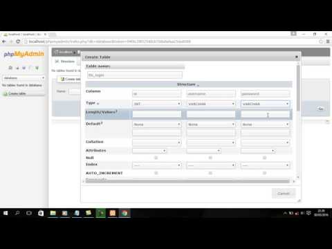 create a database
