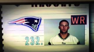 Patriots 2009 2010 draft trade Edelman Gronk via ESPN