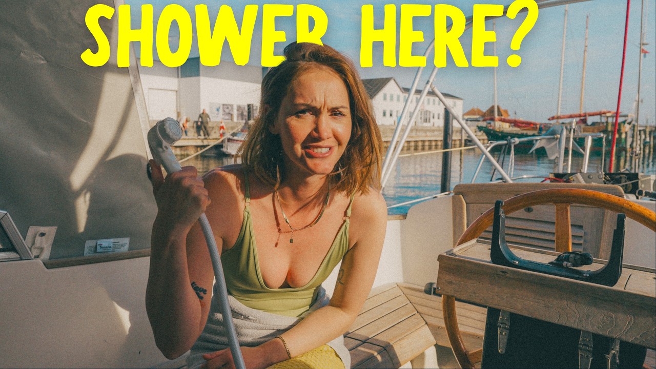 ⁣Installing a Shower on Our Small Sailboat — And a NEW Name!