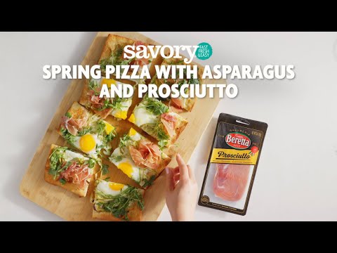 Spring Pizza with Asparagus and Prosciutto | Savory by Giant Food