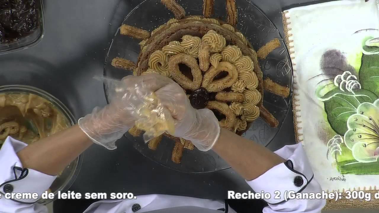 RECEITAS BOM SABOR BOLO DE CHURROS POR MARIA DO SOCORRO PARTE 2