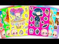🪐Paper DIY🪐 Kawaii Celestial Friends X Gacha Sticker Book #doll #paperdiy #gachalife #asmr