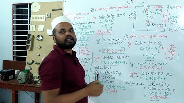 DC generator math solution | ডিসি জেনারেটর ম্যাথ এর সমাধান
