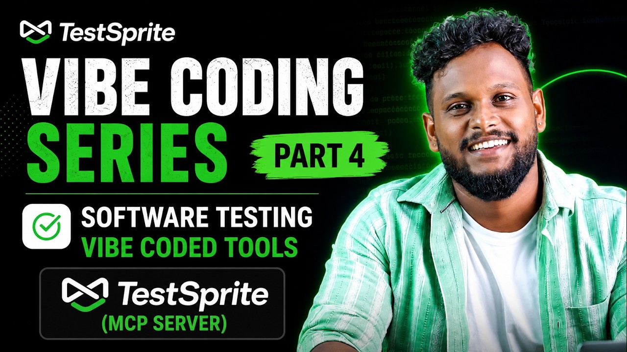 Vibe Coding Series 🔥 Part 4 | Software Testing with AI (TestSprite MCP ...
