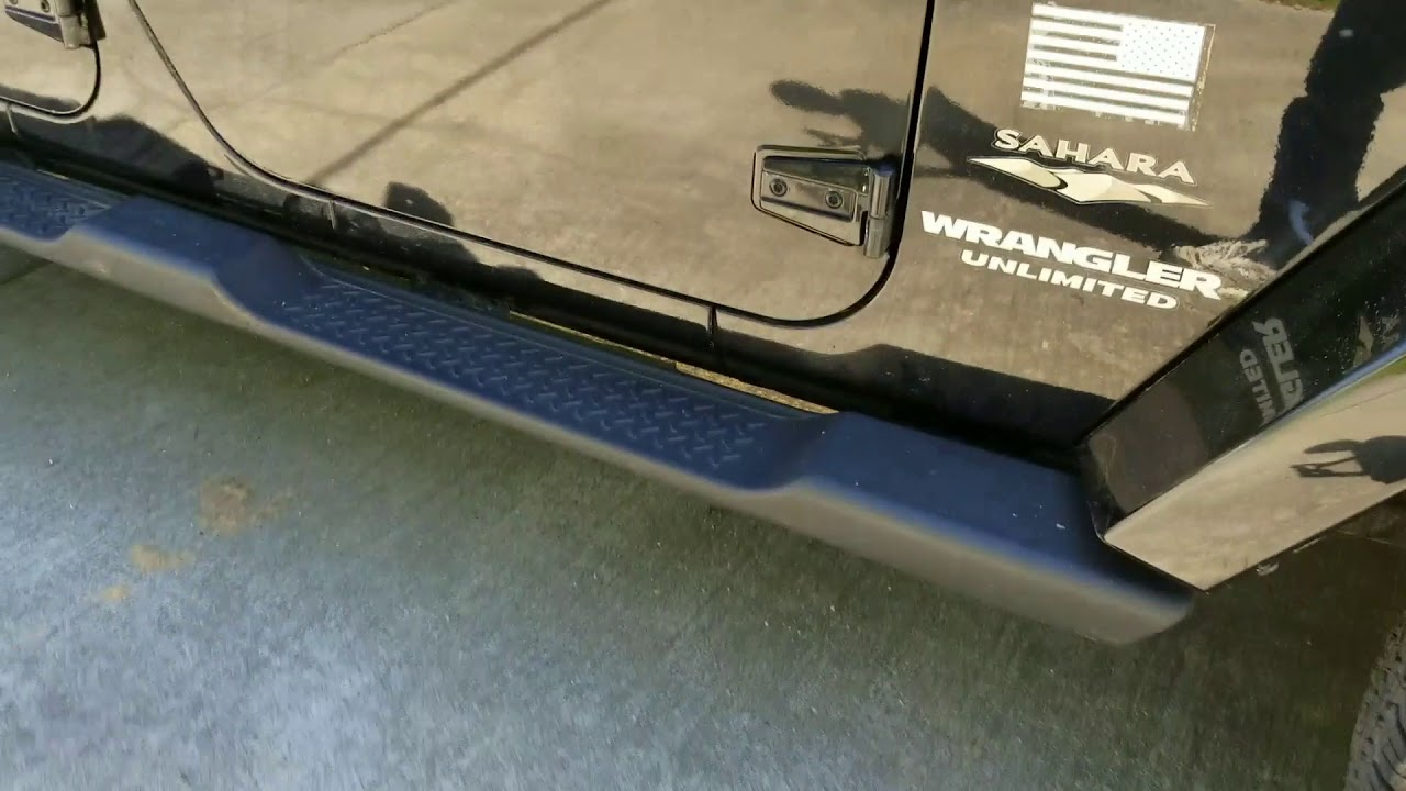 2012 JKU Running Board Removed YouTube