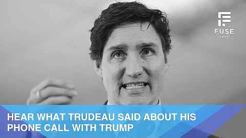 Hear what Trudeau said about his phone call with Trump #Trudeau #CanadaUSRelations #PoliticalNews