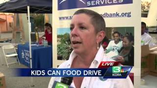 Donate food & help those in need at Kids Can Food Drive