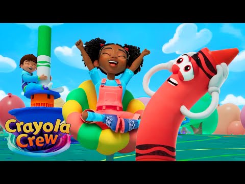 Getting SUPER Dizzy Challenge! + MORE | @CrayolaCrewOfficial Fun & Creative Cartoons for Kids