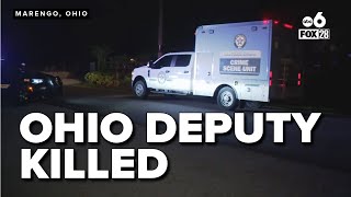 Ohio deputy shot, killed in Morrow County while responding to domestic situation