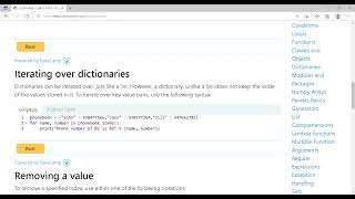 Python 11.Dictionaries   Learn Python   Free Interactive Python Tutorial