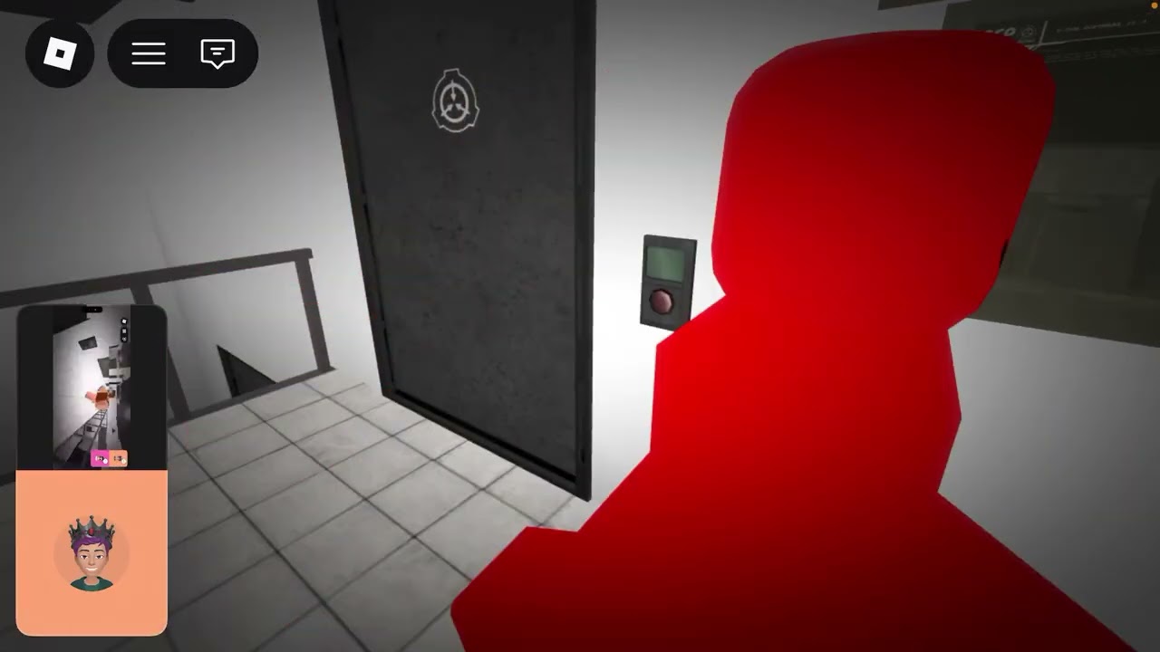 PLAYING with MY friend IN a roblox SCP game (no audio i dont know why)