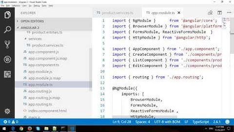CRUD with Restful Web Services in Angular 2