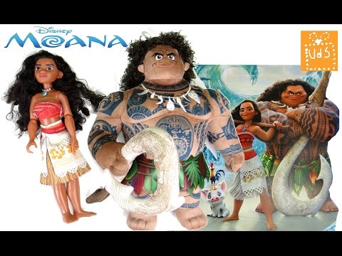 Muñecos de Moana y Maui - Un mar de aventuras Película de Disney 2016 -  YouTube