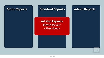 Static Reports, Standard Reports, and Administrative Reports