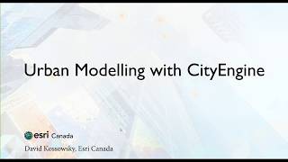 Urban Modelling with CityEngine