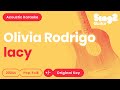 Olivia Rodrigo - lacy (Acoustic Karaoke)