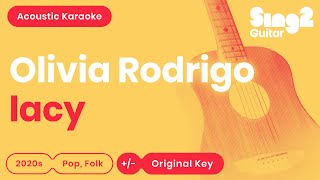 Olivia Rodrigo - lacy (Acoustic Karaoke) Resimi