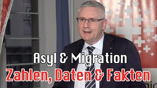 Andreas Glarner: &quot;Asyl &amp; Migration | Zahlen, Daten &amp; Fakten&quot; | Vortrag am 04.04.2023 in Zürich