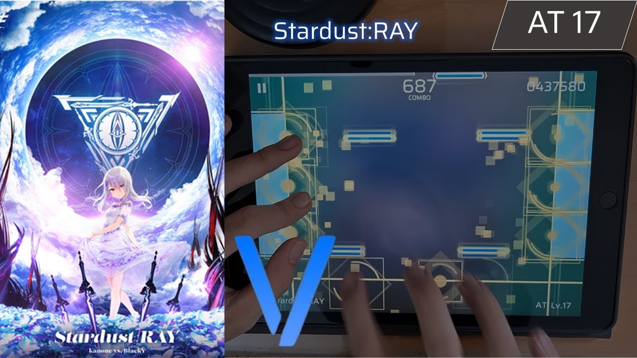 《Phigros x オンゲキ: Boss Song》Stardust:RAY  [AT 17] | FULL COMBO (8-0-0)【Phigros】