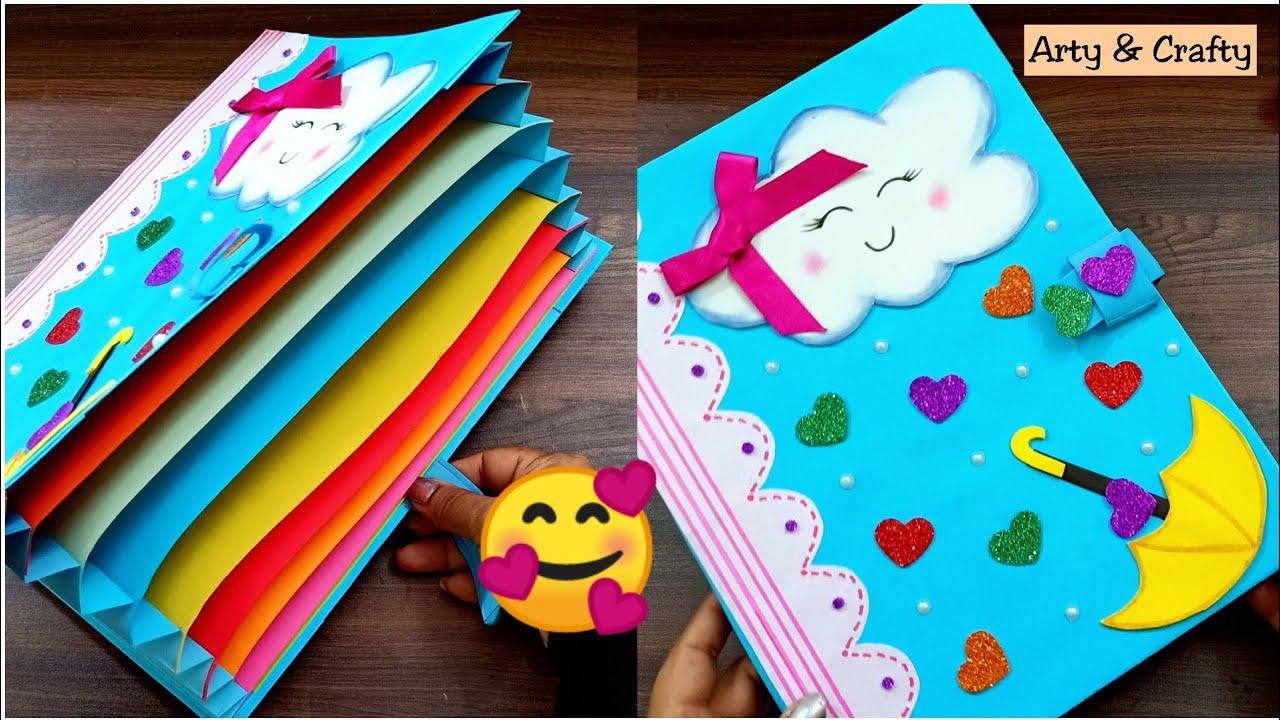 How To Make File Folder How To Make Handmade Folder Folder File