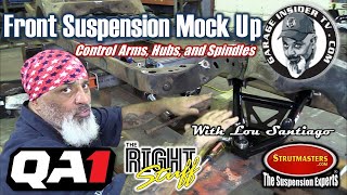 QA1 Control Arms  Right Stuff Hubs & Spindles On The Chevelle With Lou Santiago, Garage Insider TV