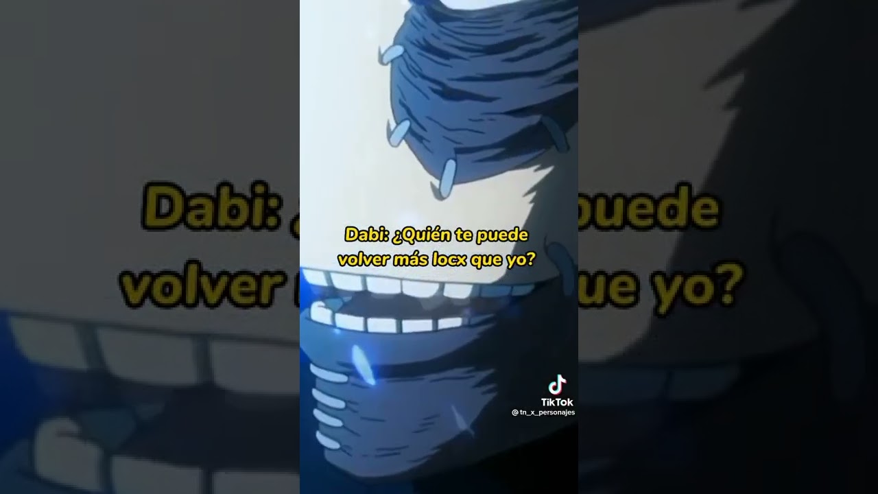 #pov :Tn es un héroe profesional y tiene un encuentro con dabi #dabi #bnhaedit