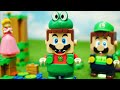 LEGO Super Mario「Power-Up Pack Frog Mario」レゴ スーパーマリオ  | パワーアップ カエルマリオ パック stop motion anime