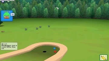 Golfing on Toontown