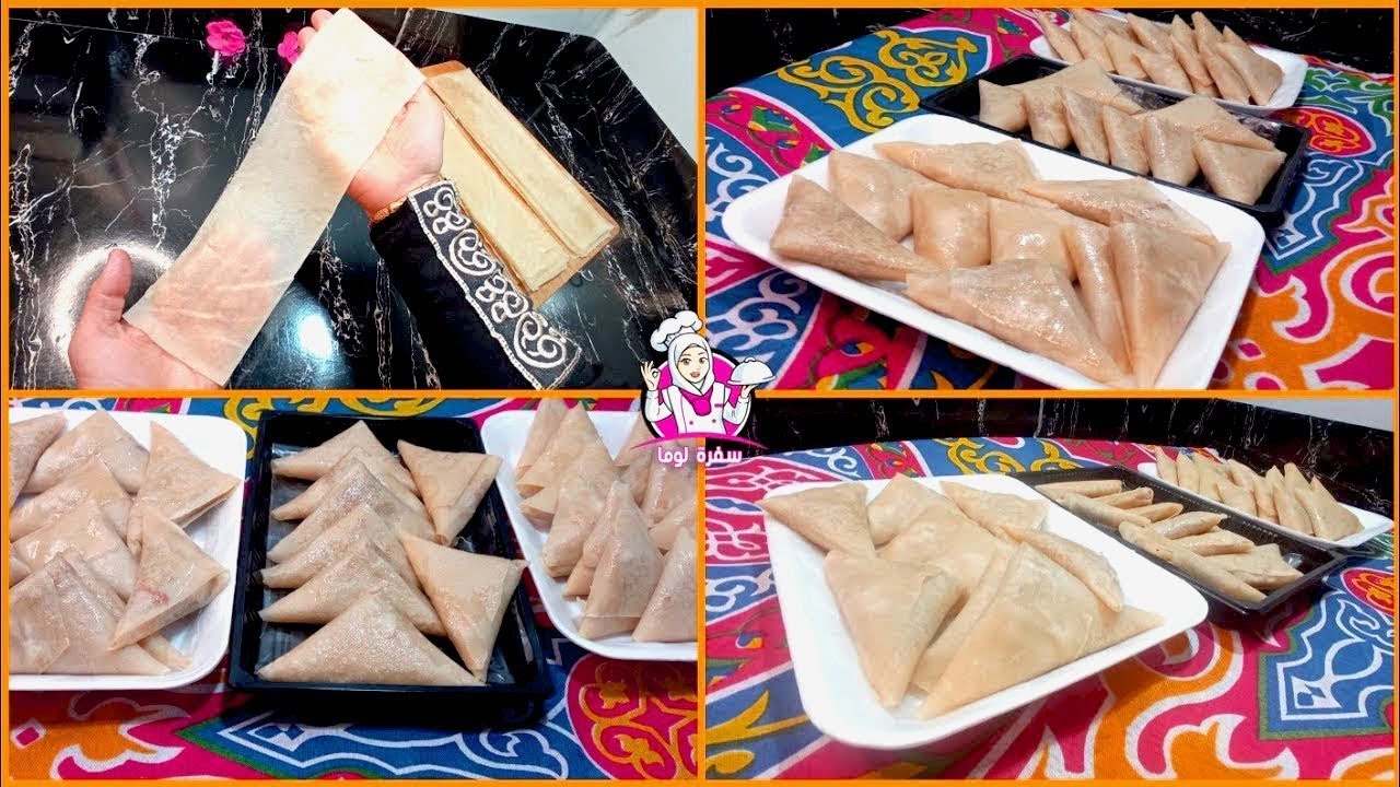 ليه تشتريها بالغالي بشويه مياة ودقيق هنعمل سمبوسه تكفي طول رمضان مقرمشه وتحفه😋😋🌙