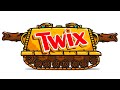 Сделали Twix танк и другие танки из еды - Танковая дичь (анимация)