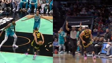 STEPH HAD HORNETS FANS LOSING IT & GOING CRAZY AFTER RAINING THREES! THEN HITS BUZZER BEATER!