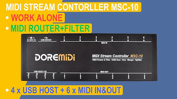 【DOREMiDi】How to USE MIDI Stream Controller  (MSC-10)