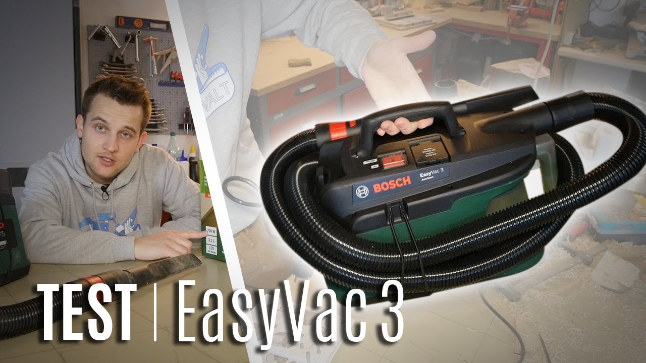 Test de l'aspirateur EasyVac 3 BOSCH - YouTube