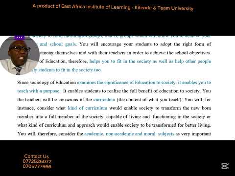 Sociology of Education - Lecture 4